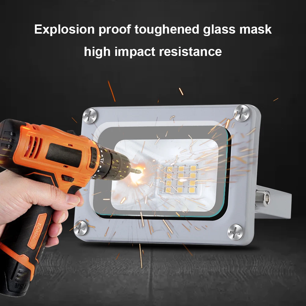 

New IP65 Waterproof LED Floodlight 10W Outdoor Garden Security Ultra Bright