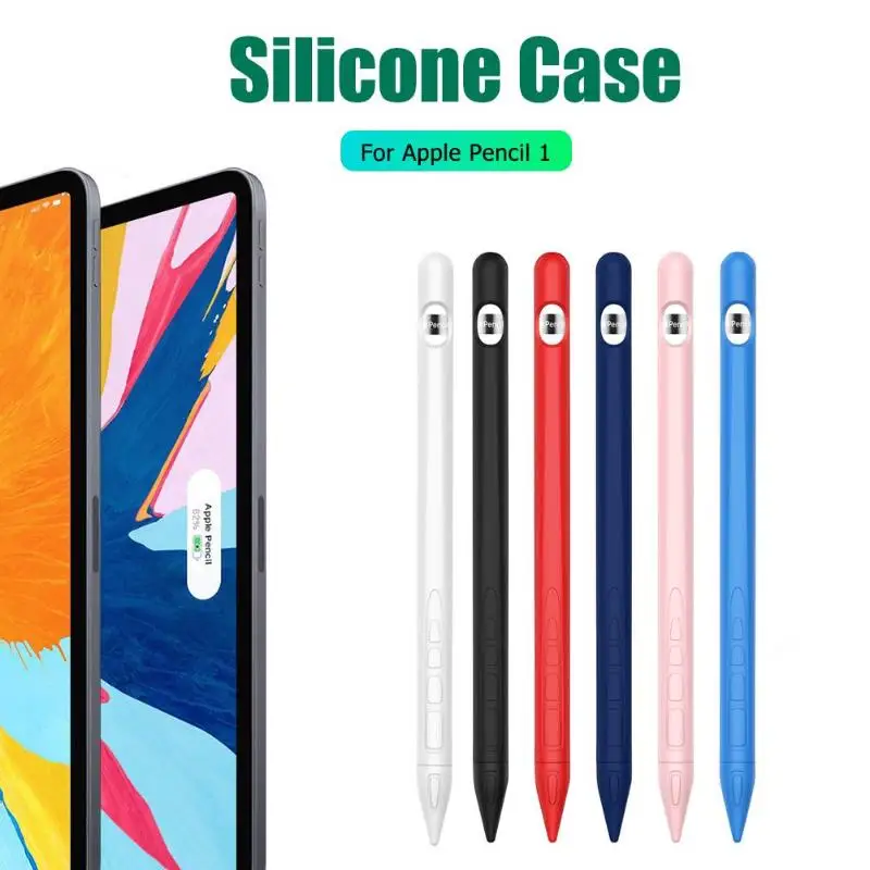 Силиконовый чехол со стилусом для планшета Apple Pencil 1 аксессуары мягкий
