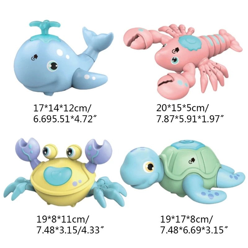 

Magnetic Assembly Marine Creature Toys DIY Sea Turtle Lobster Crab with Light Baby Children Water Fish Toy
