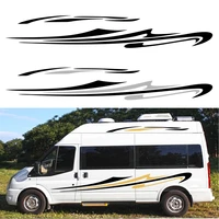 for mercedes sprinter car long side stripes stickers auto diy sports styling decoration decal automobiles car tuning accessories