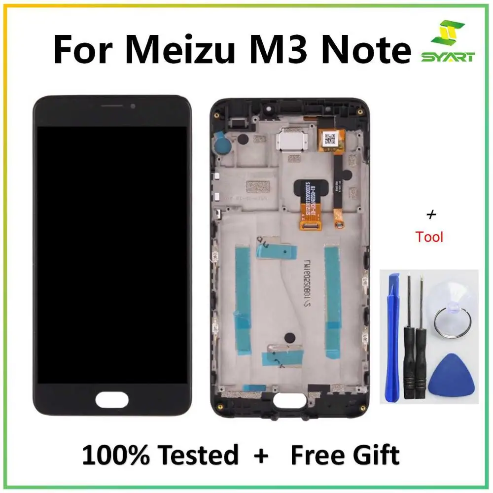 5 ''ЖК дисплей для Meizu M3 Note M681H L681H ЖК кодирующий преобразователь сенсорного