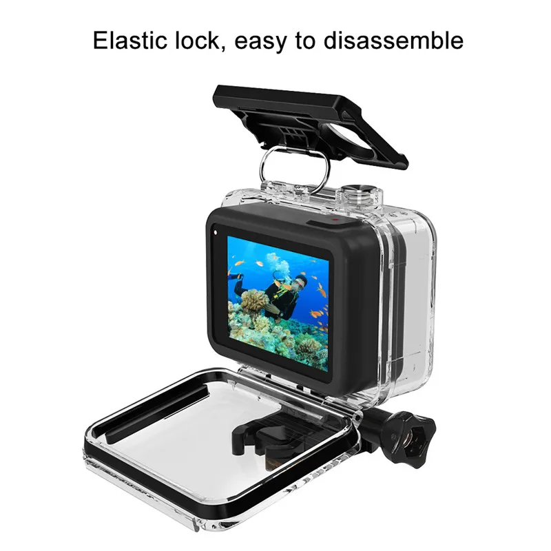 Черный чехол для дайвинга GoPro HERO8 глубина 60 м корпус подводной съемки Gopro Hero 8