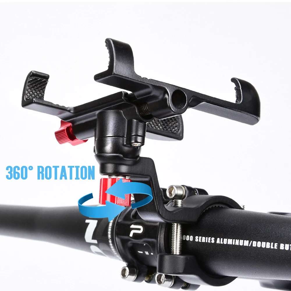 Aluminum Alloy Bicycle Phone Holder Universal Bike Moblie Cell Rack Stand MTB Handlebar Mount Cycling Accessories | Спорт и