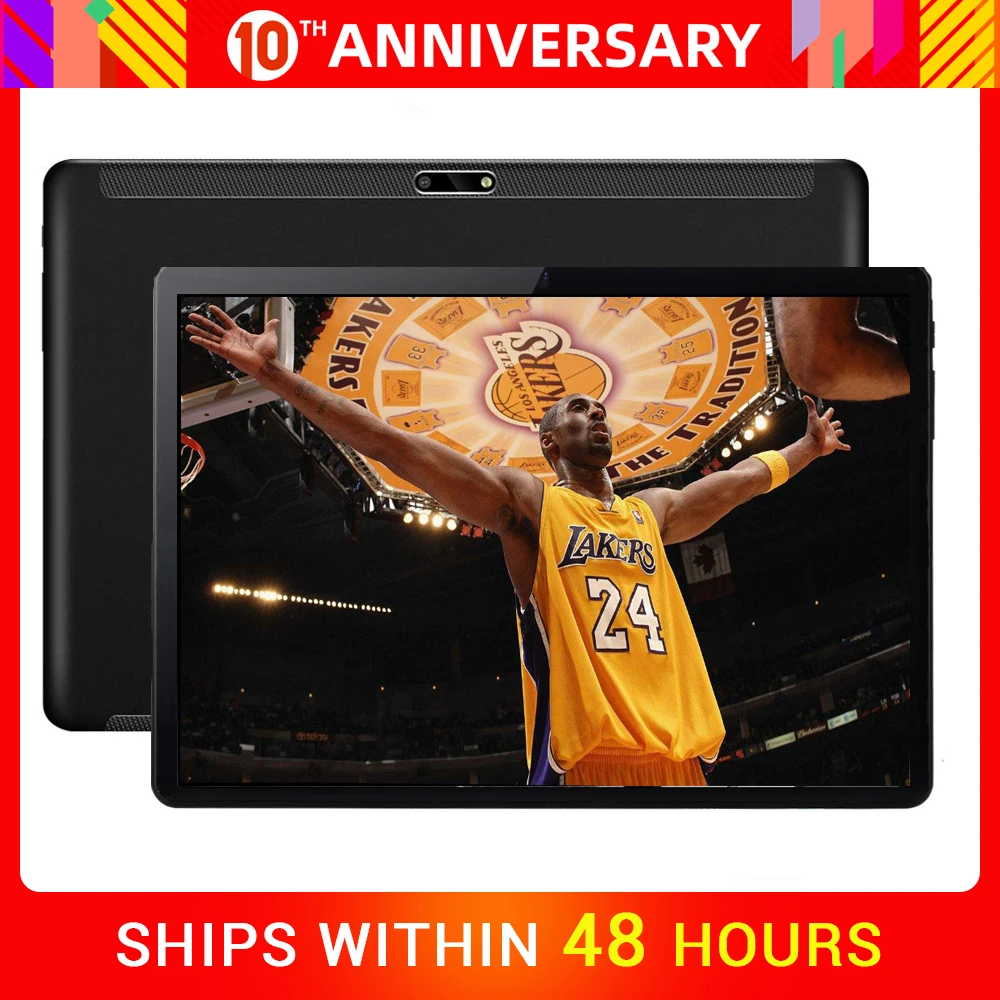 Новейший ультра тонкий Android 7 0 Смарт 10 дюймовый планшет HD IPS большой экран 3G сеть