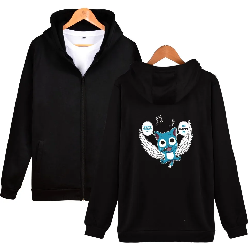 

Толстовка с капюшоном и 3D-принтом «Фея хвост», свитшот для косплея аниме, мужская и женская модная толстовка на молнии, трендовая верхняя одежда, пальто унисекс, Осень-зима