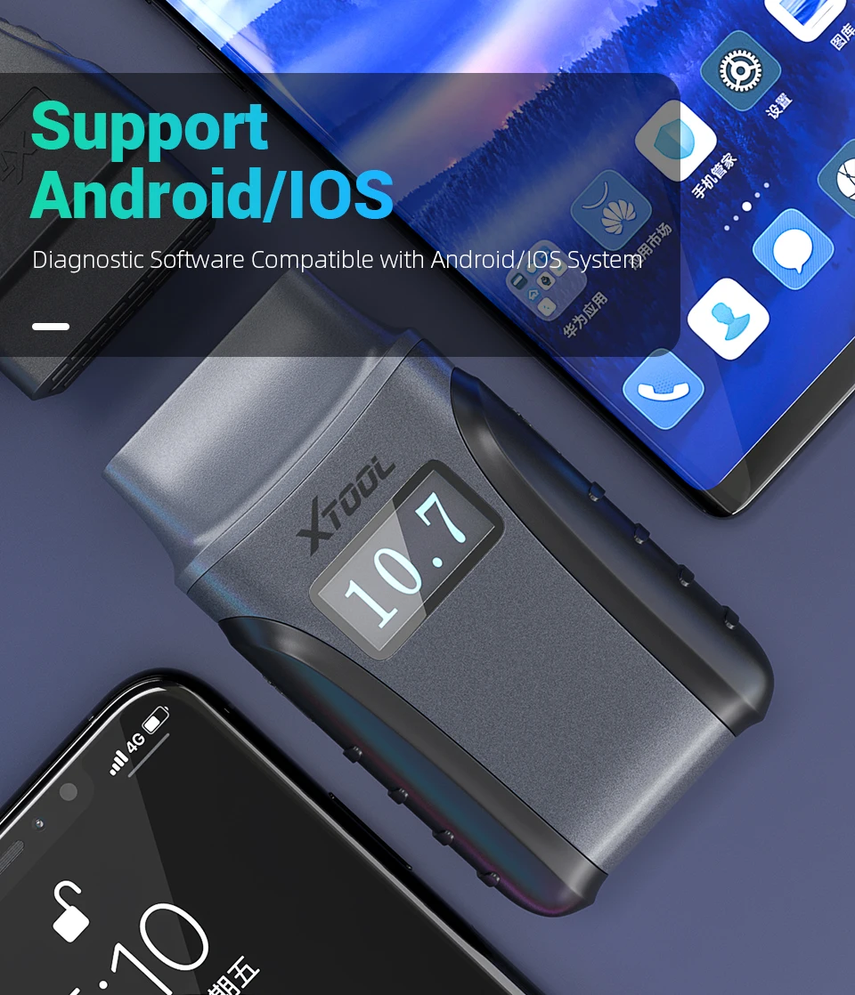 Считыватель кодов XTOOL Anyscan A30 сканер для полной диагностики автомобиля OBD2 сброса