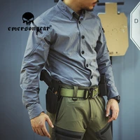 emersongear blue label tactical zip triple tech tac shirt multi pockets military combat hunting airsoft shooting man t shirt