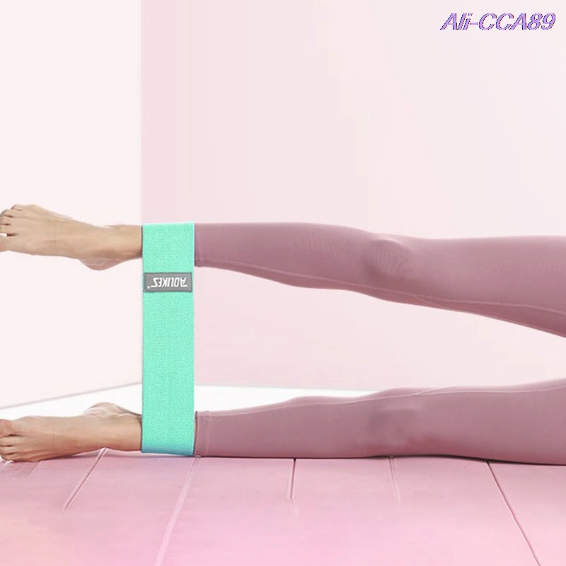 

Fitness Resistance Bands Non-slip Hip Circle Legs Thigh Hip Workout Bands