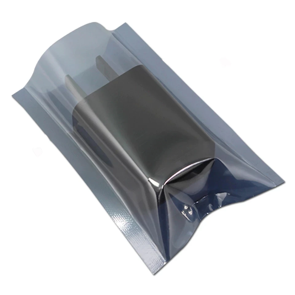 

100Pcs Anti Static Shielding Packaging Bags ESD Anti-Static Packing Bag Open Top Antistatic Storage Bag For Electronic Pouches