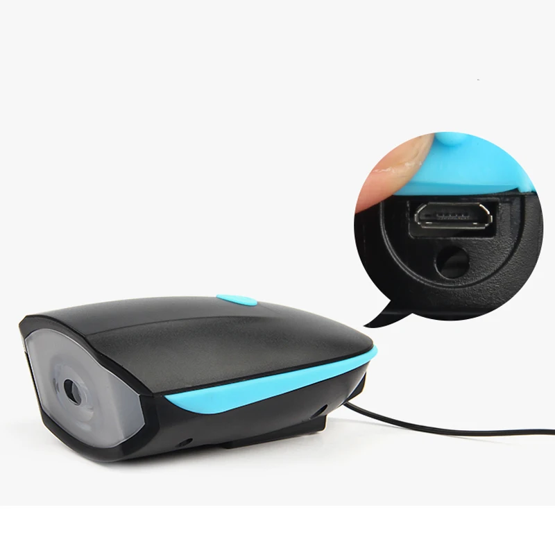USB передний светильник электрический звонок для Xiaomi Mijia M365 скутер Предупреждение ющий сигнал безопасности громкий звуковой сигнал для Qicycle EF1 Электрический велосипед