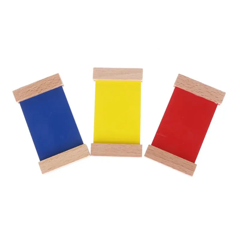 

50LE Montessori Sensorial Material Learning Color Tablet Box Wood Preschool Toy