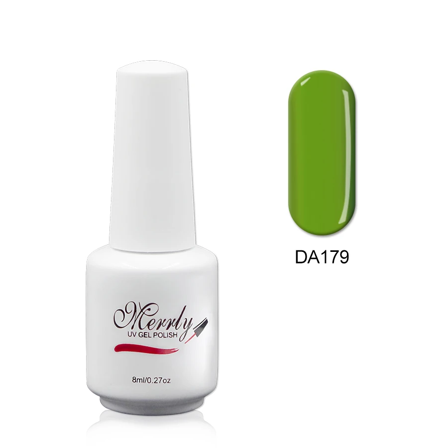 Merrly глазурь гель для ногтей Светодиодный УФ лак полупрозрачный витражный сделай