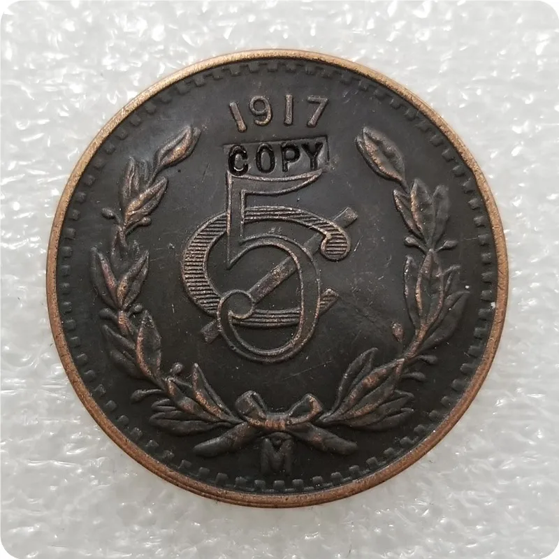1917 1918 1919 1924 1931 Мексика 5 сентаво копия монеты памятные монеты-реплики монет медаль