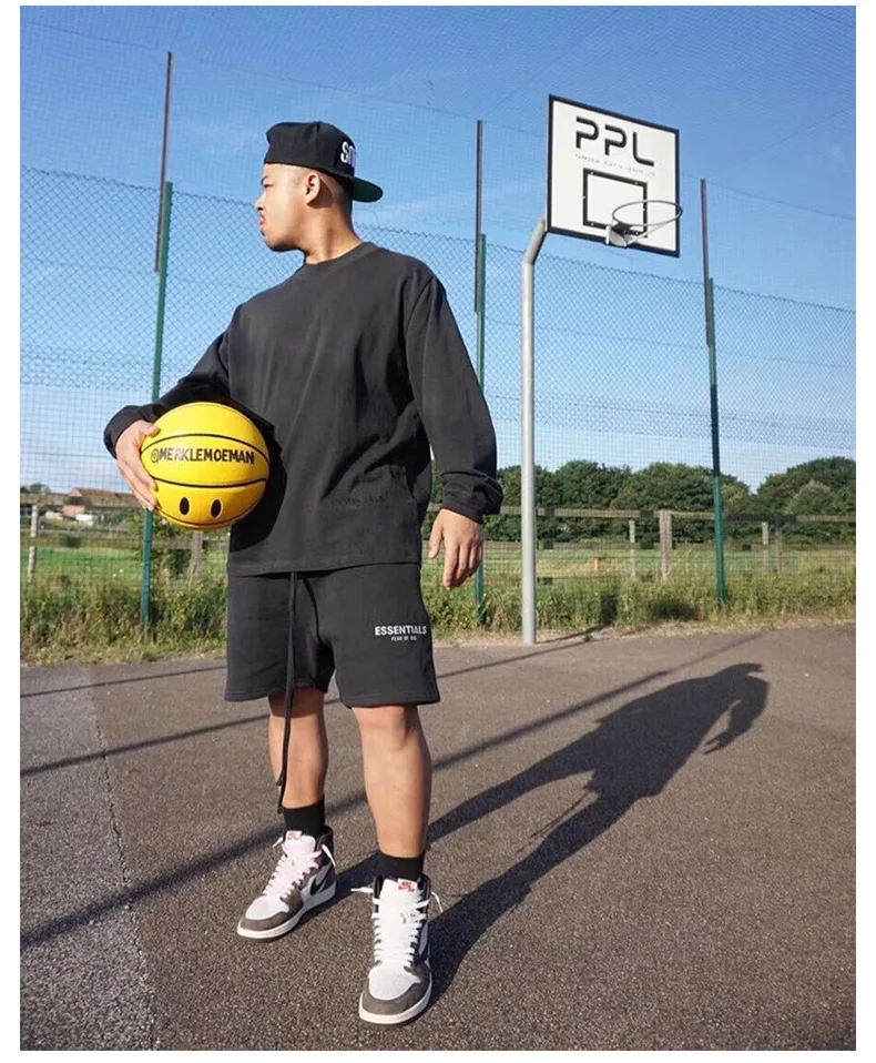 

2021 Fog Style Essentials Shorts Justin Bieber High Streetwear Hip Hop Brand Fashion Mens Sweat Harem Shorts