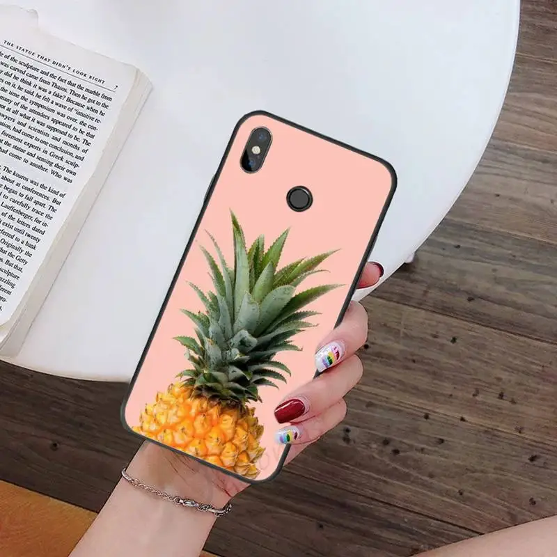 

Pineapple color illustration fruit Phone Case For Xiaomi Redmi 7 9t 9se k20 mi8 max3 lite 9 note 8 9s 10 pro Soft Silicone
