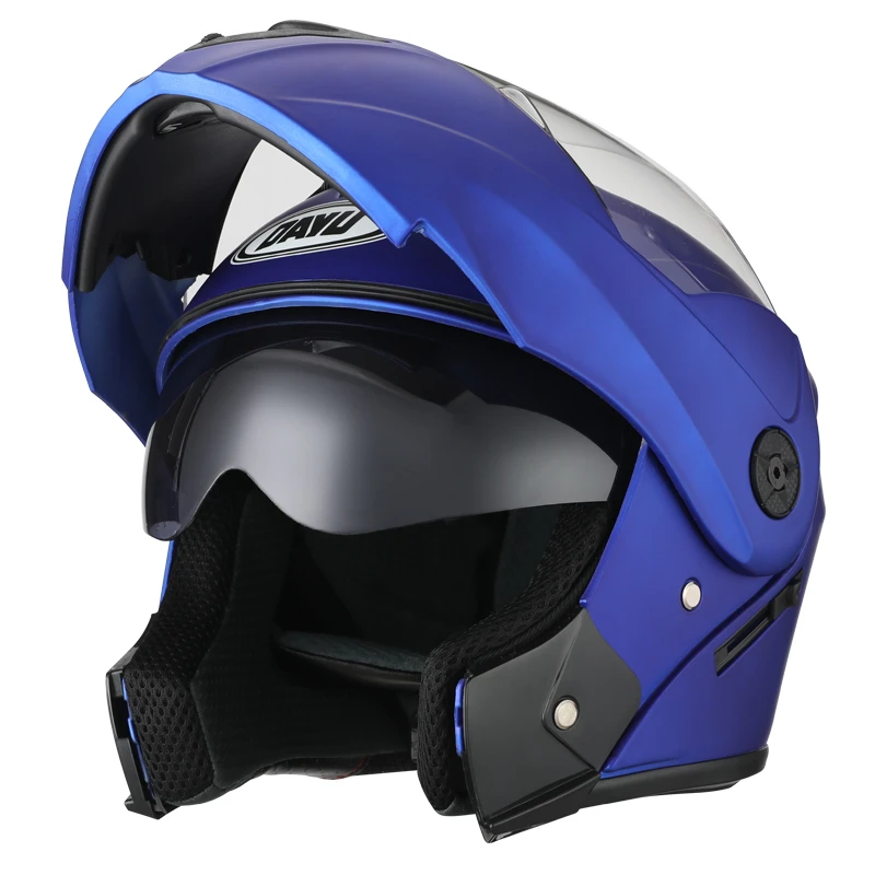 

Мотоциклетный шлем с откидной крышкой, модульный мотоциклетный шлем с двойными линзами, закрывающий лицо, Размеры S M L kask, 2020