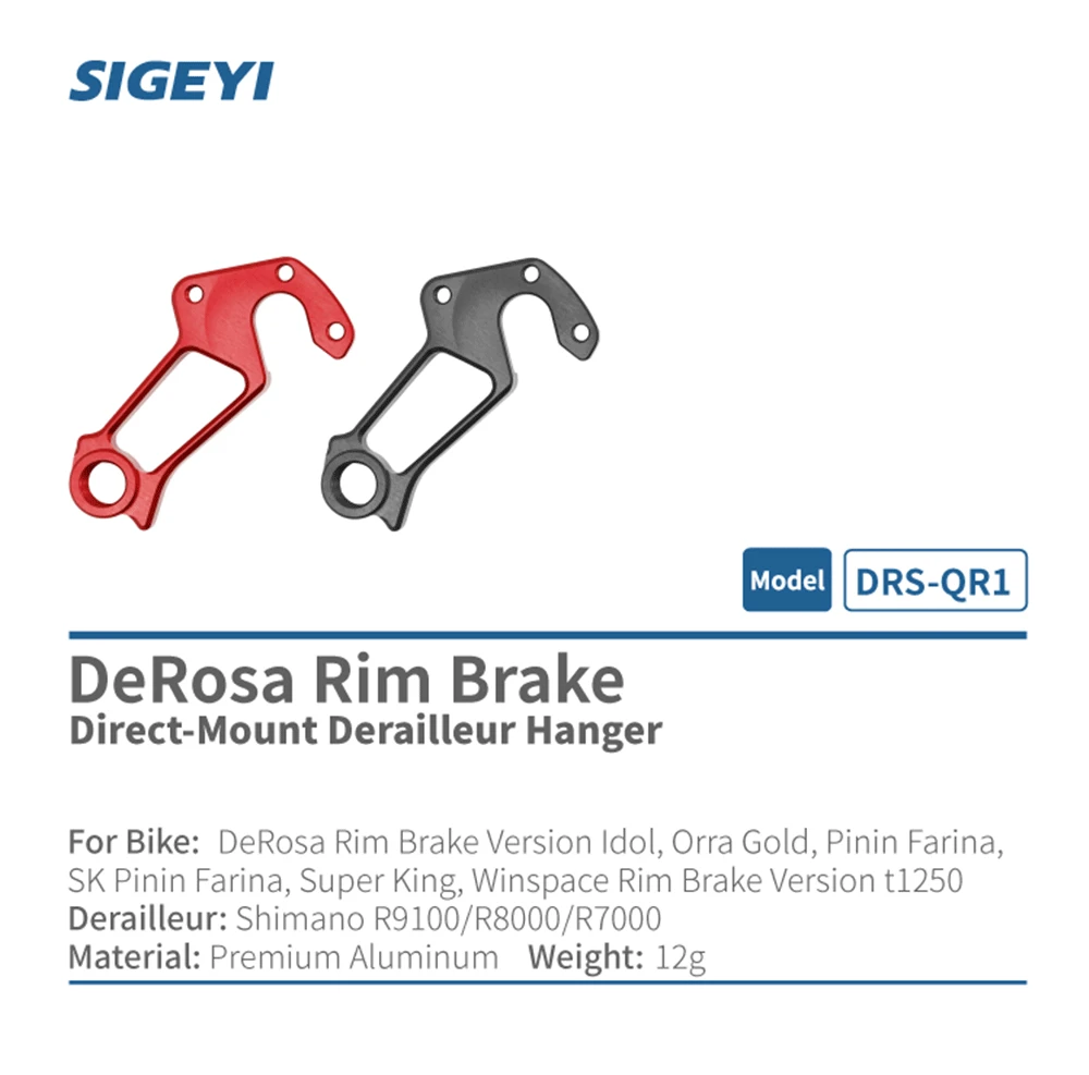 

Sigeyi DRS-QR1 Road Bike Frame Rear Derailleur Direct Mount Hanger For Shimano Cannondale Disc Brake New SuperSix SystemSix