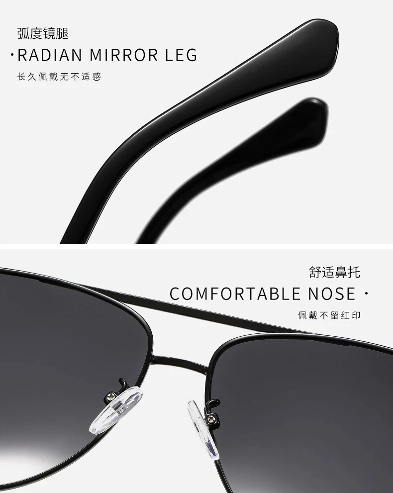 

IENJOY 2021 New Fashion Polarized Pilot Sunglasses Cool Eyewear for Men Women Brand Design Glasses