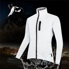 Светоотражающая велосипедная куртка мужская, ветрозащитная, водонепроницаемая, ночная для бега для велоспорта отражающий одежда для езды на велосипеде