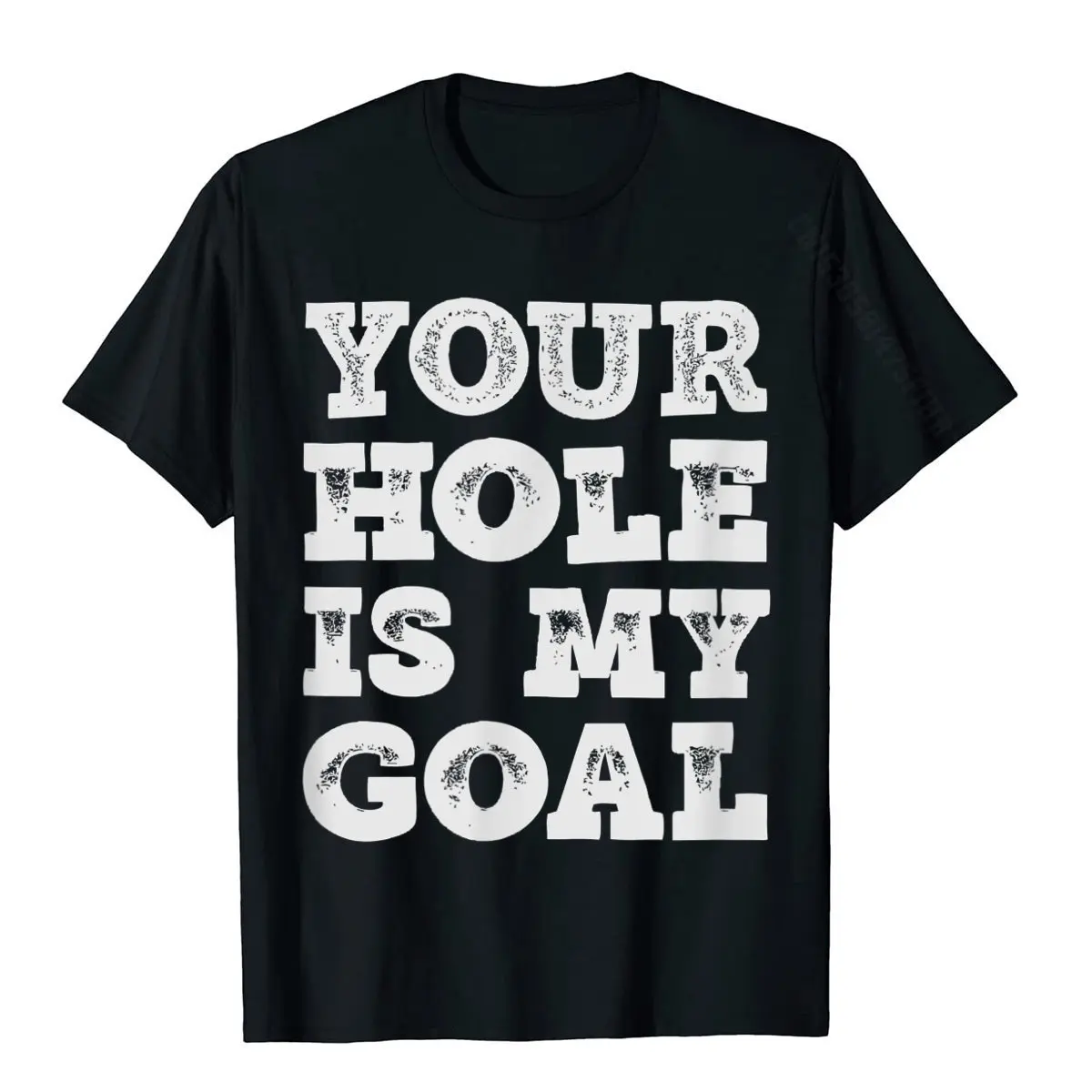 Funny Cornhole Shirt For Men Women Team Your Hole Is My Goal T-Shirt Custom T Shirt Cotton Men T Shirts Custom Faddish