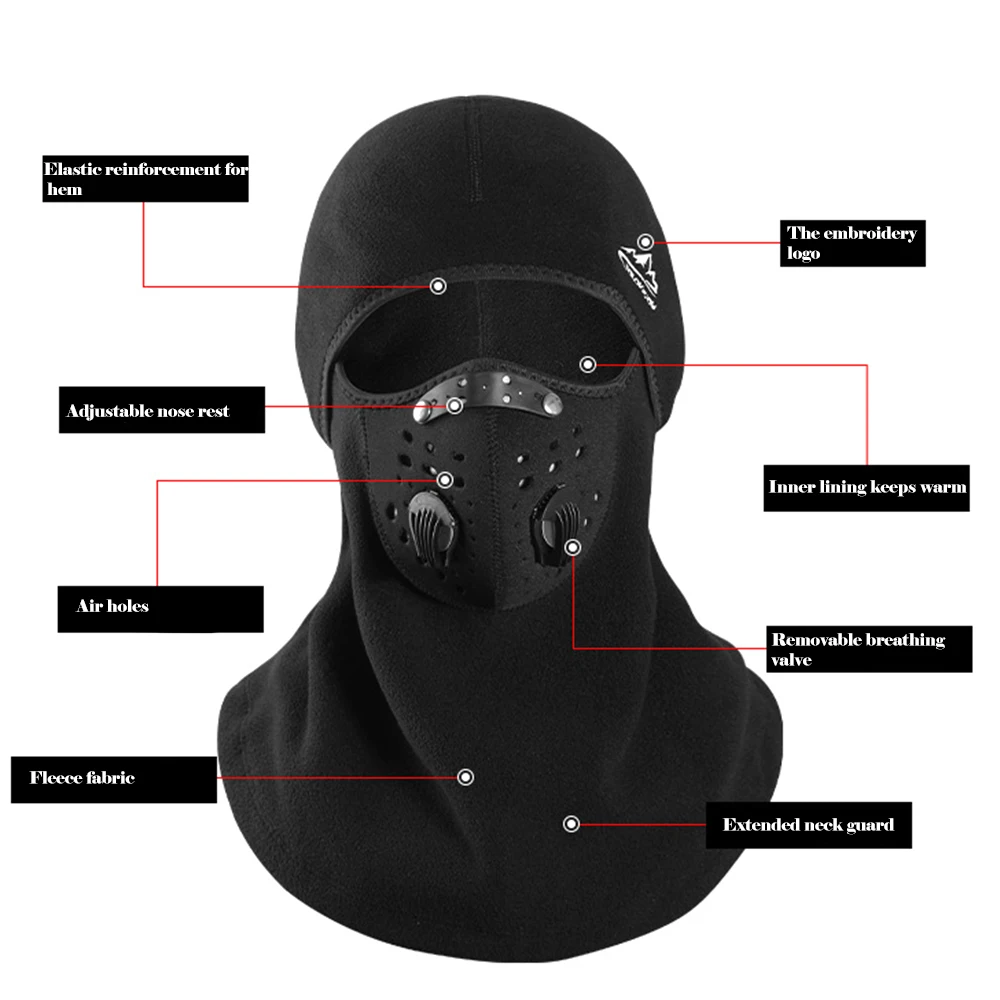 

Winter Face Mask Scarf Cap Neck Headwear Face Shield Hat Ski Sport Face Mask Cycling Warm Snowboard Balaclava Cover