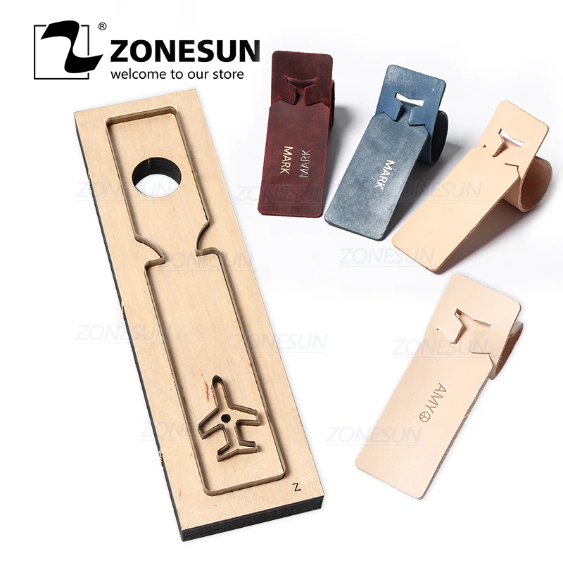 ZONESUN L2 изготовленные на заказ кожаные штампы для ручной работы бирка багажа DIY
