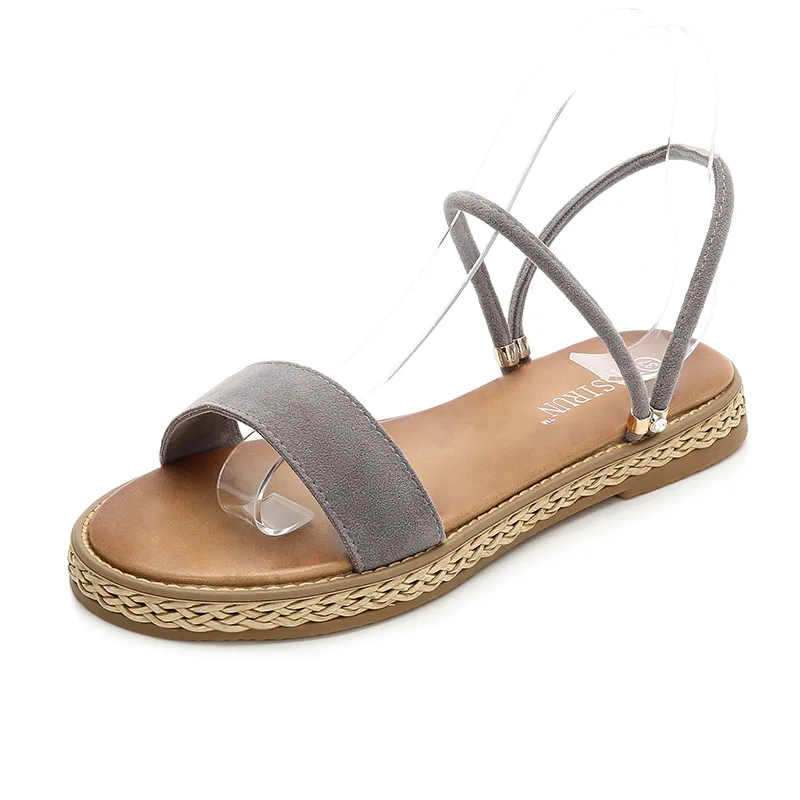 

2021 Sandals Shoes Women Summer Retro Wedges Retro Ladies Outdoor Beach Shoes Female Retro Chunky Woman Sandalias Mujer