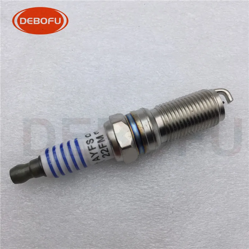 6 шт./лот SP 411 AYFS22FM покрытая платиной Свеча зажигания свечи для Ford Edge Fusion Lincoln MKS MKX