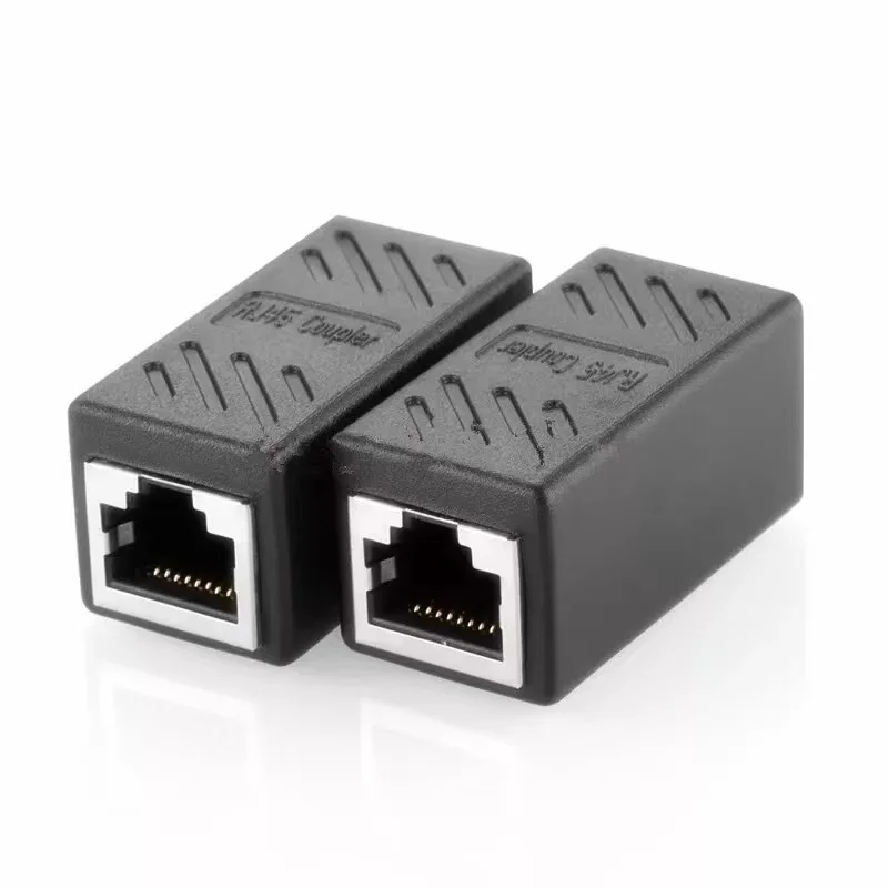 Female to Network LAN Connector Adapter Coupler Extender RJ45 Ethernet Cable Extension Converter Networ | Электронные компоненты
