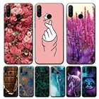 Чехол для Huawei P30 Pro P30 Lite, силиконовый мягкий чехол для телефона Huawei P30 Lite, защитный задний бампер с цветком для Huawei P30