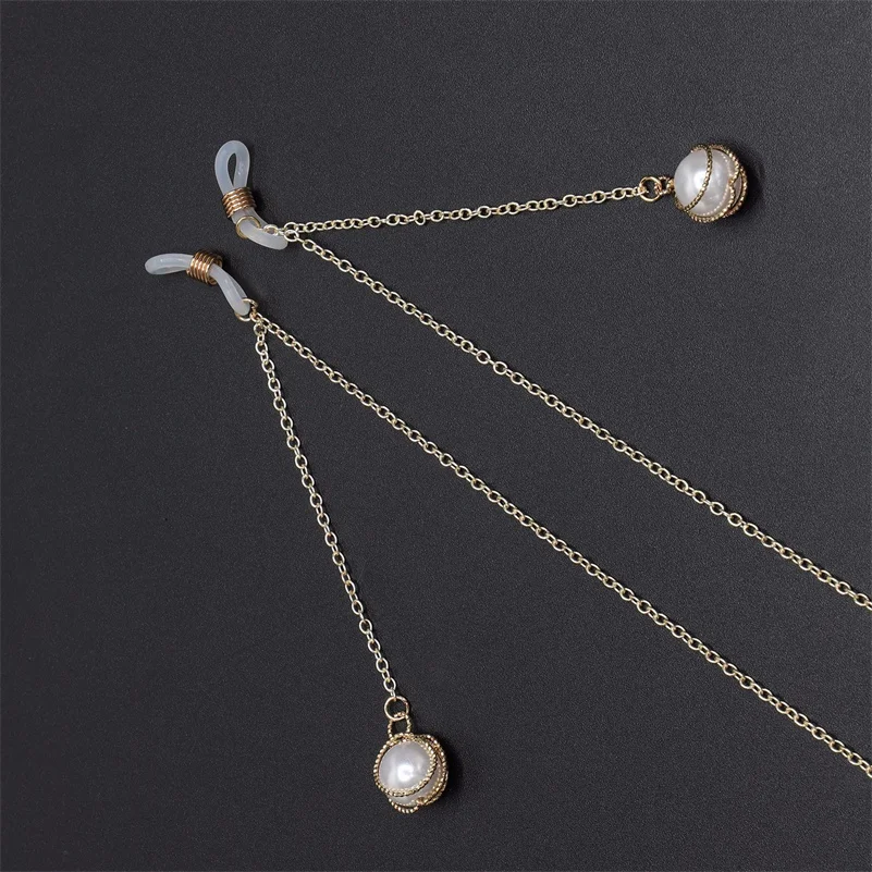 

Hollow Pearl Pendant Sunglasses Glasses Chain For Women's Strap Hang Spectacle Cord Holder Lanyards Luxury Summer Fashion NEW