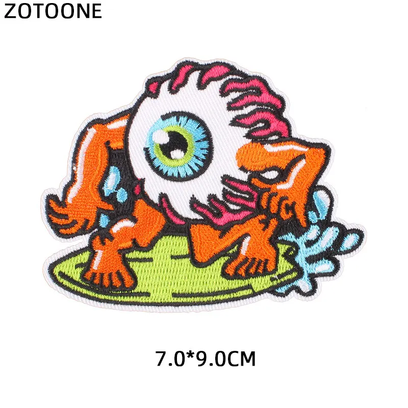 ZOTOONE термонаклейка на пальцы инопланетянина нашивка одежду термотрансферные