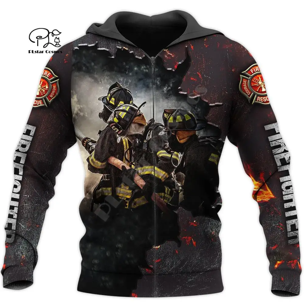 

PLstar Cosmos 3DPrint FireFighter Firemen Fire Hero Harajuku Streetwear Men/Women Funny/Zip Hoodies/Sweatshirts/Jackets/a8
