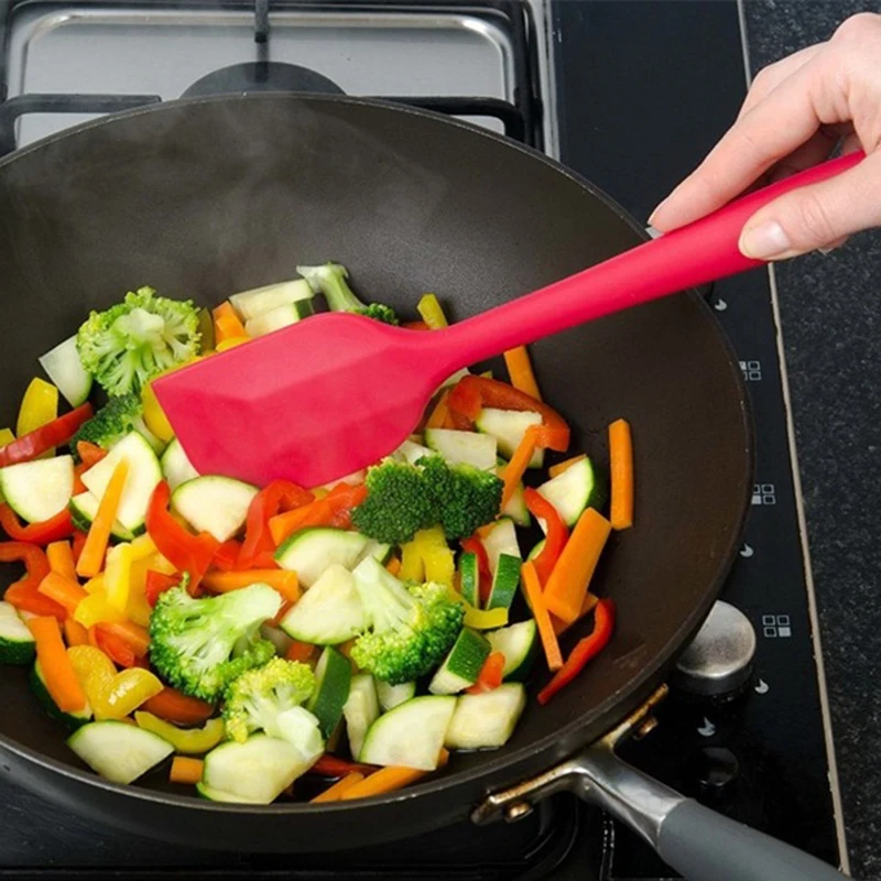 Кухонный силиконовый крем сливочное масло для торта шпатель скребок смешивания