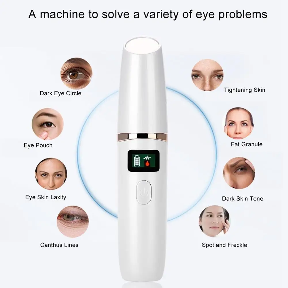 3 режима USB Электрический вибромассажер для глаз глубокое обслуживание удаления
