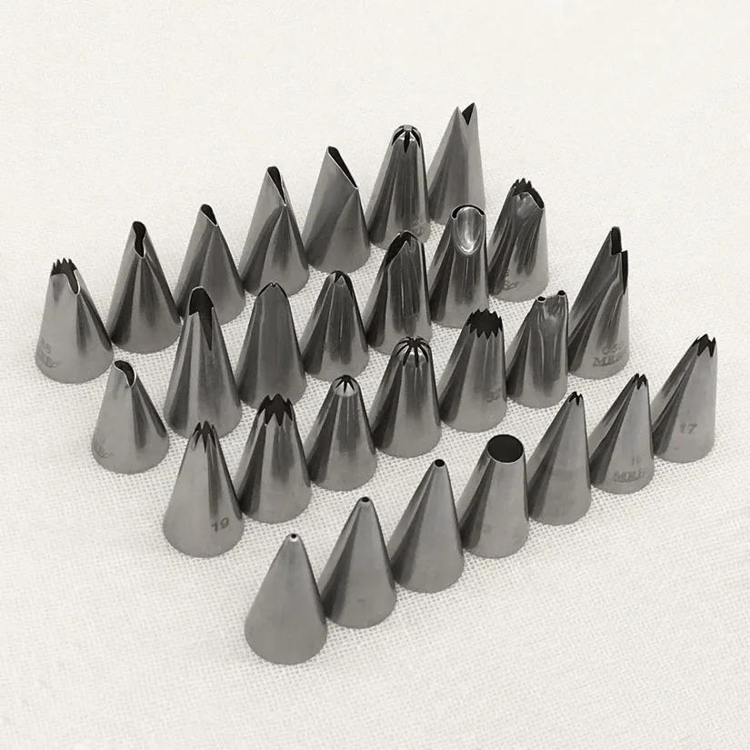 Маленькие Насадки для украшения кондитерских изделий из нержавеющей стали