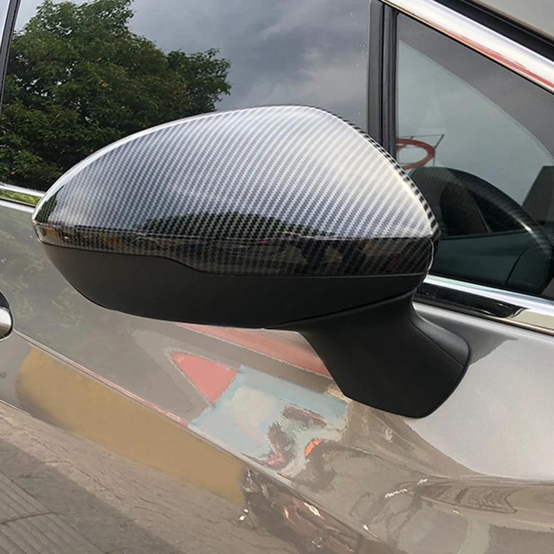 2PCS Car Rearview Mirror Cover Cap Carbon Fiber Reversing Rear View Shell for Opel Astra J K 2010-2019 | Автомобили и мотоциклы
