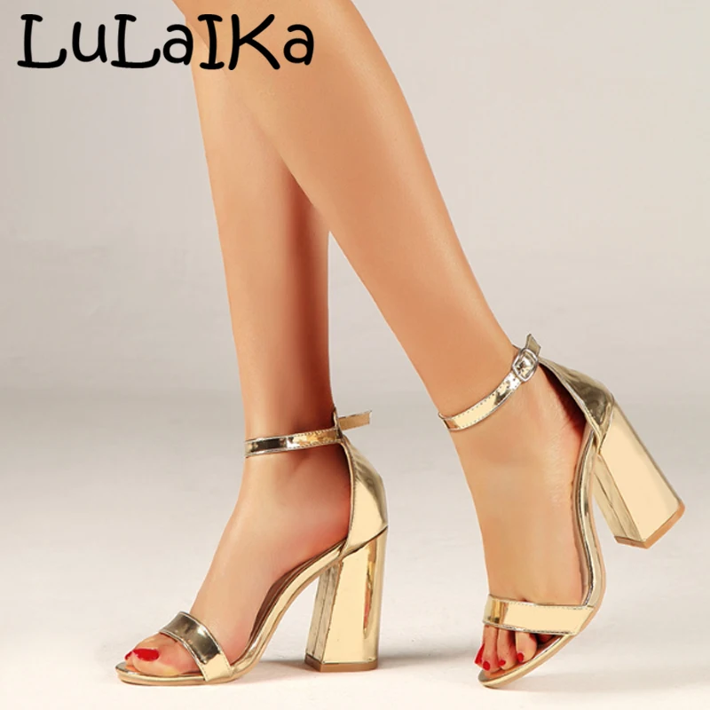 LuLaIKa/Новинка лета 2020 года Женские модные удобные пикантные босоножки на высоком