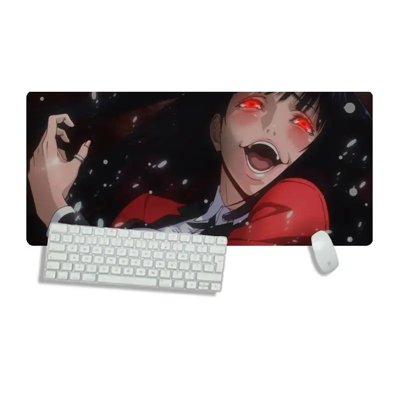 

Kakegurui Jabami Yumeko Customized MousePads Anime Desk Table Protect Game Office Work Mouse Mat pad Non-slip Laptop Cushion