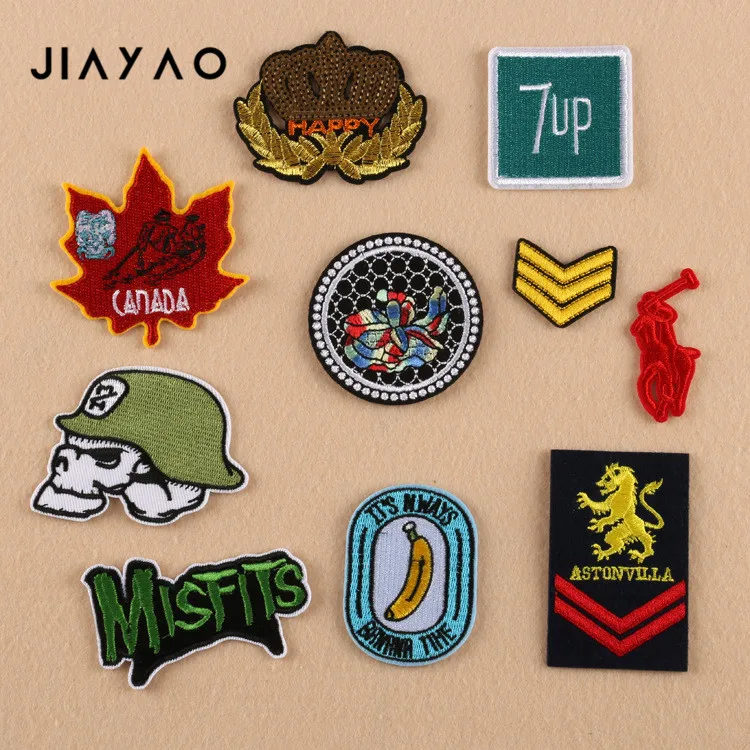 Вышитые патч значки одежда с буквами аксессуары DIY ручной работы для шитья Глажка
