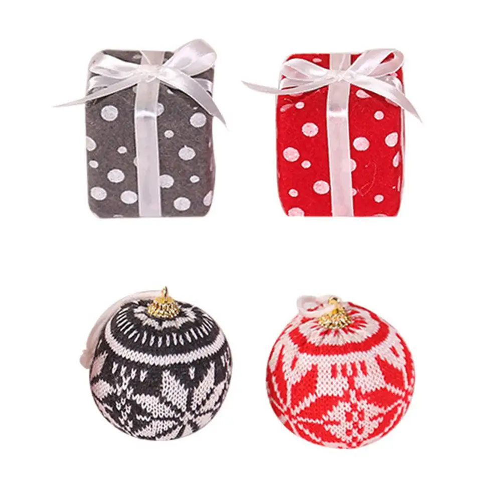Рождественские украшения в горошек тканевые мультяшный кулон Рождественская