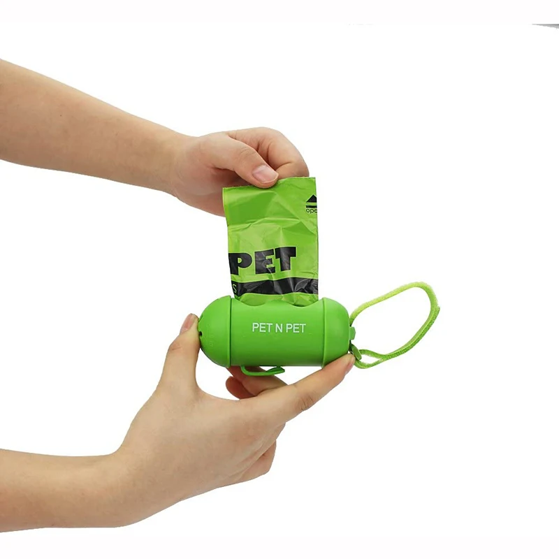 Сумка для уборки собак 60 рулонов зеленая оранжевая черная розовая сумка | Дом и
