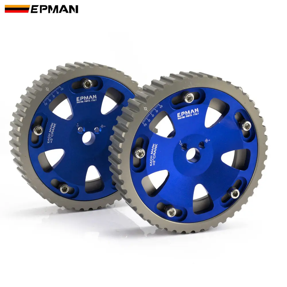 2 шт. регулируемый Cam Шестерни алюминиевый Переключение времени шкив комплект для