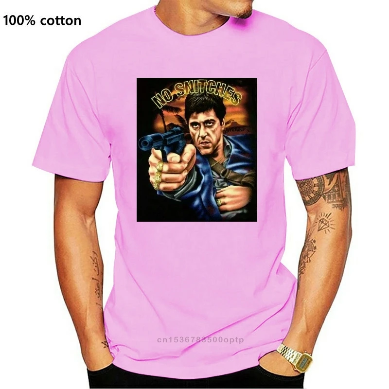 

Мужские футболки Scarface, черные, без Snitches