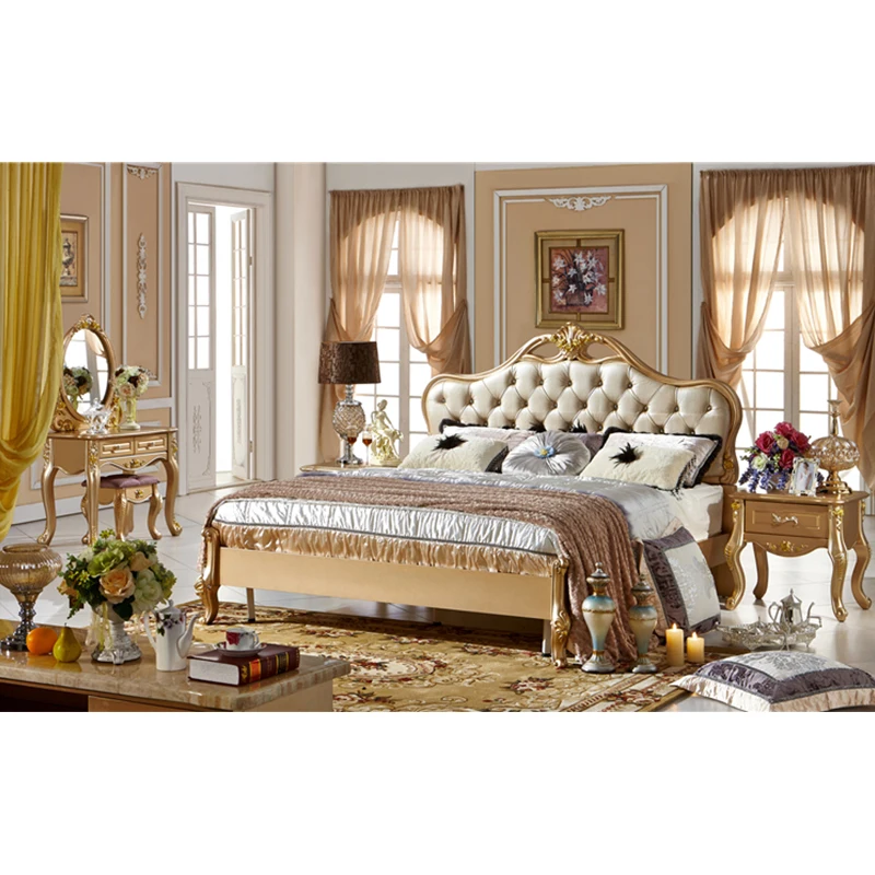 Распродажа домашняя мебель для спальни французская антикварная кровать
