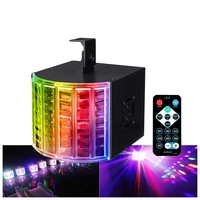 8 colors mini led dj disco light professional dj party lights effect for wedding dj bar dmx sound control disco light euus plug