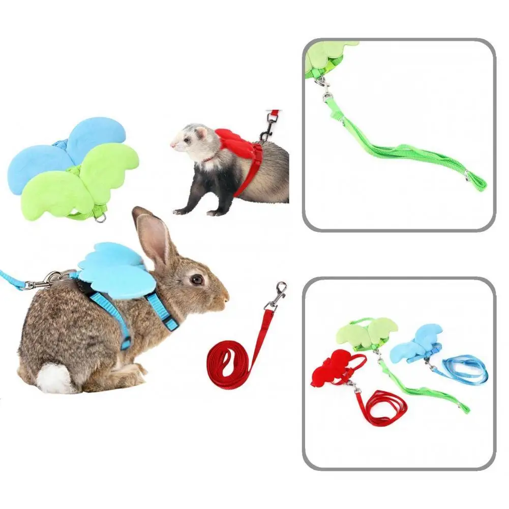 

Firm Breathable Bunny Hamster Chest Strap Traction Leash Kit for Poultry