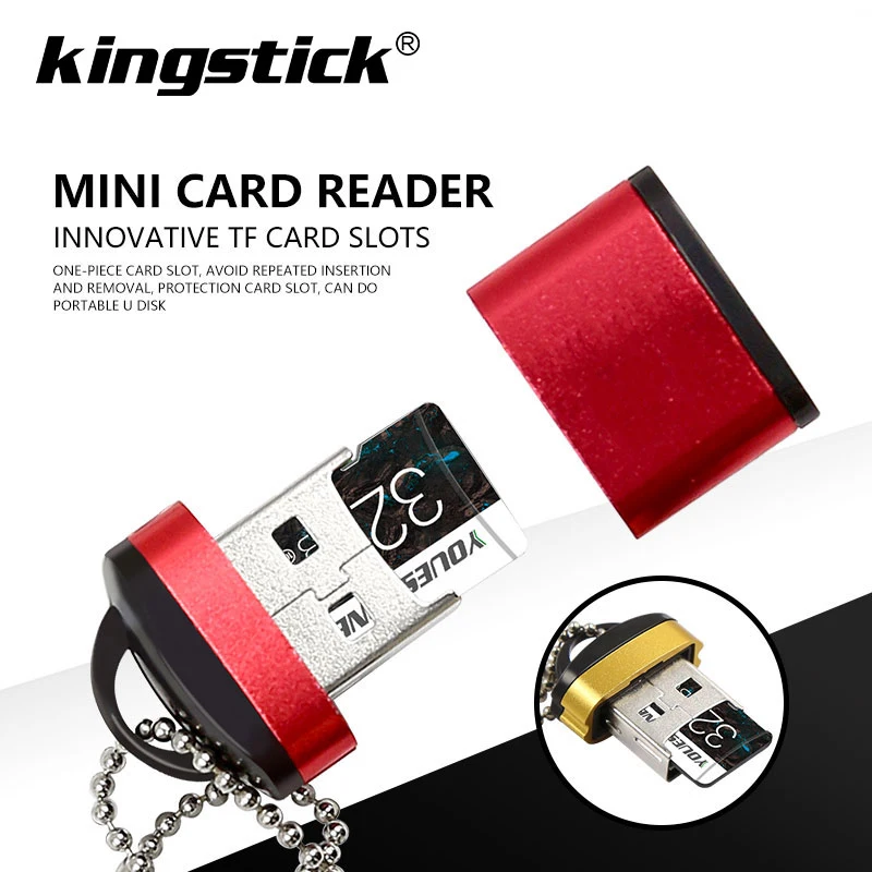 

Usb SD Card Reader USB 2.0 Small Card Reader High-Speed Memory Card Reader for Laptop Accessories Accessoire Ordinateur Portable