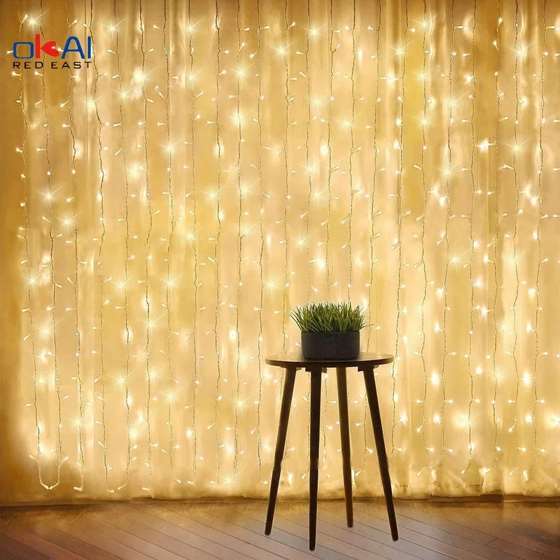 

Outdoor Garden decor lights Home Led Icicle Light Holiday Lighting Decoration Curtain Wedding Xmas string lights
