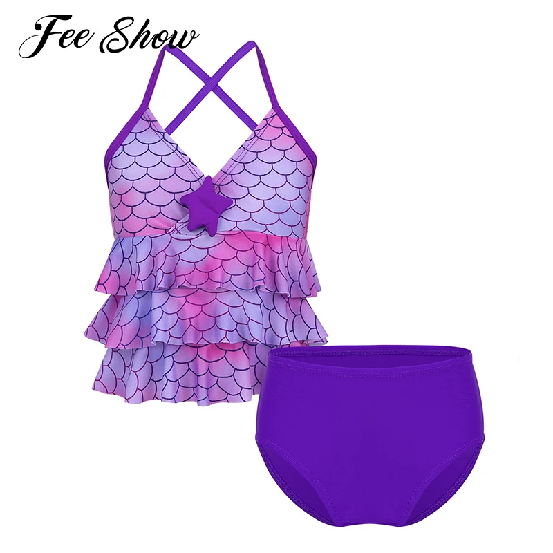 Комплект из 2 предметов для маленькой девочки летний купальник ванный комплект